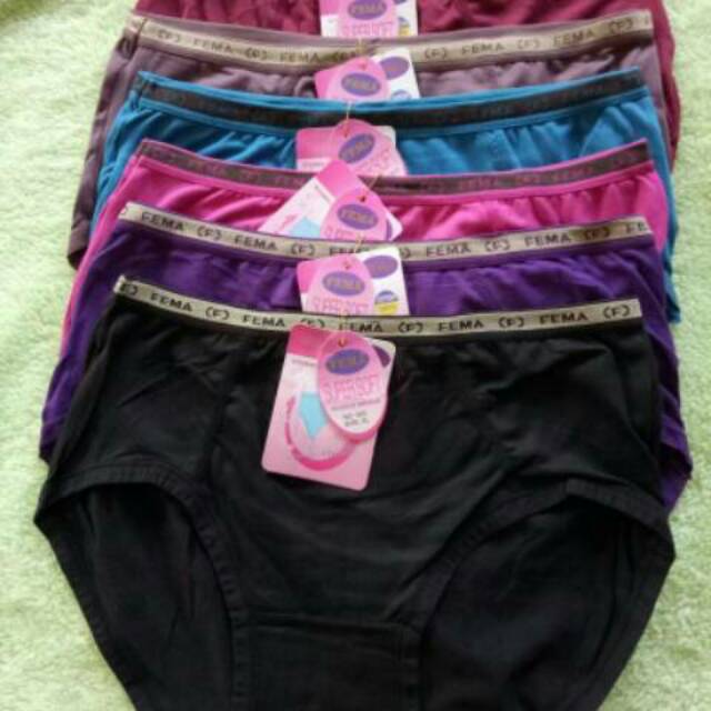 FEMA CELANA DALAM WANITA IMPORT FEMA CATTON PREMIUM