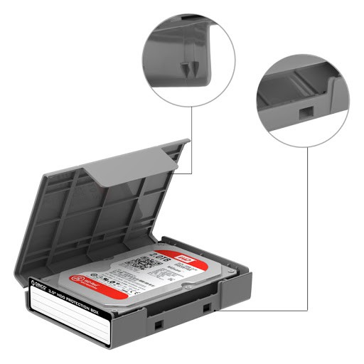 Hardcase hardisk ORICO 2.5 &amp; 3.5 PHP-35 - HDD Protection box