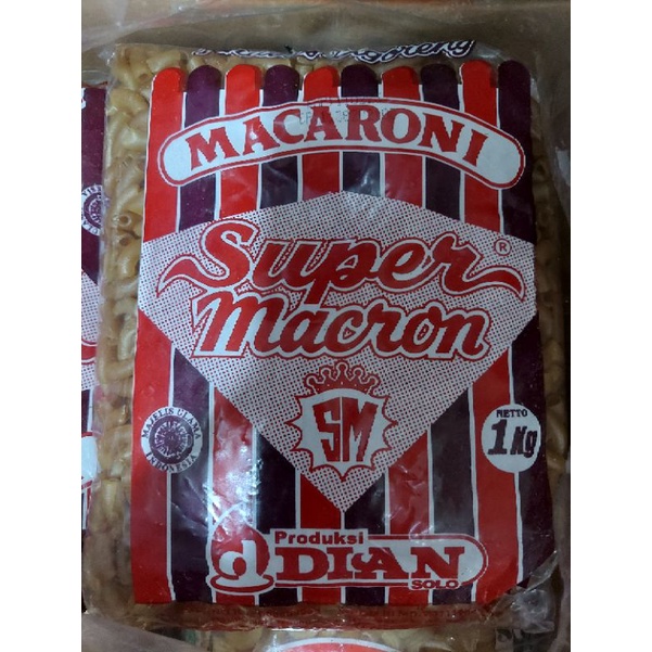 

Makaroni Goreng Super Macron Dian Solo 1000g