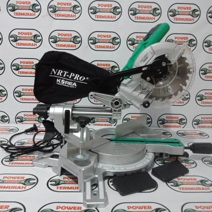 Mitre Saw NRT PRO 7" sliding MS 7190 Miter Saw Mesin Potong Aluminium