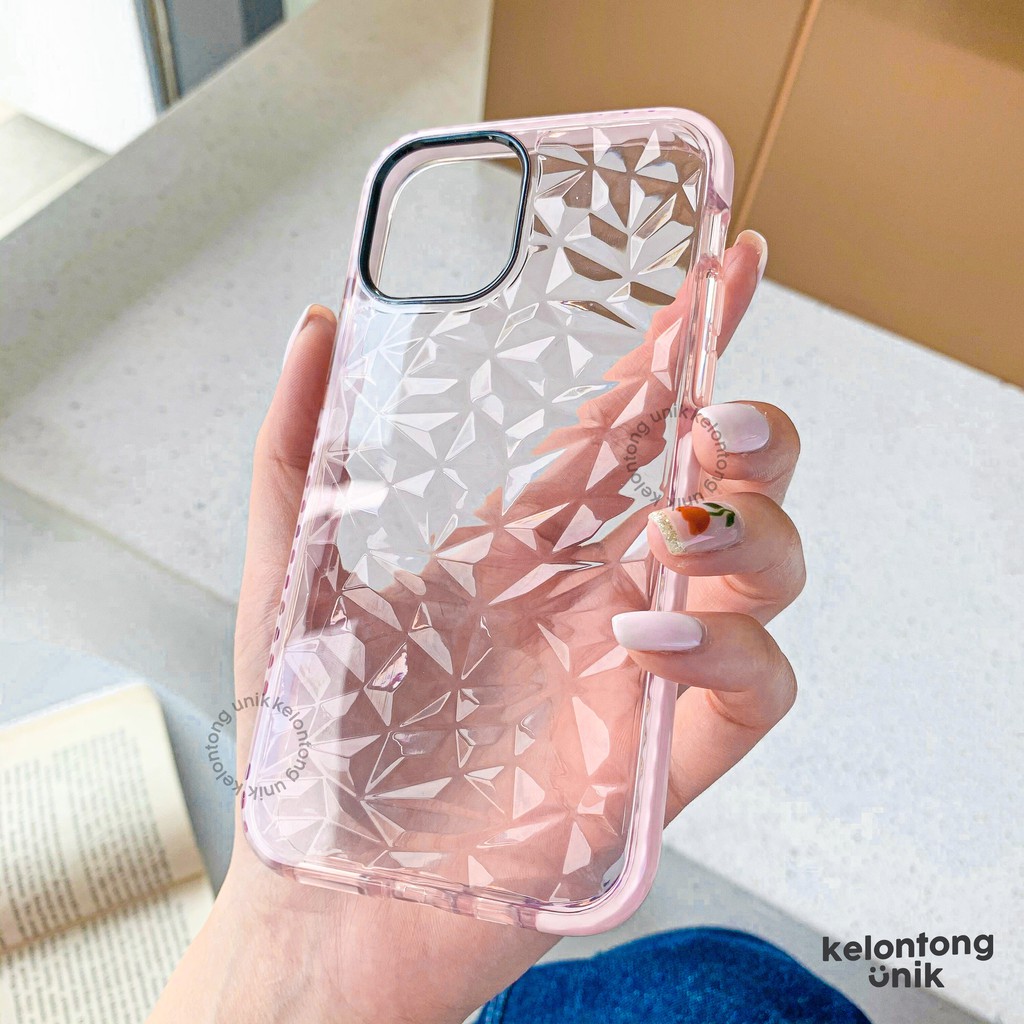 (Seri 1) For iPhone - Anti Knock Diamond Soft Case