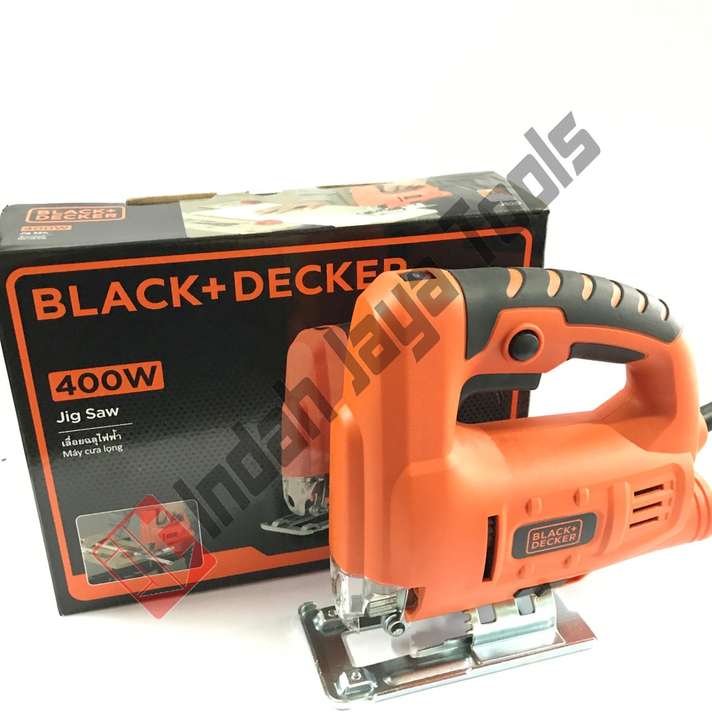 Mesin Jigsaw VARIABLE Speed BLACK + DECKER JS20 Compact Jig saw 400 W