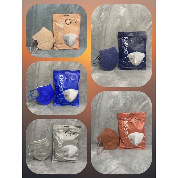 MASKER KN95 MOUSON CCARE 5D POKANA MIX WARNA 1PACK 10PCS TERMURAH