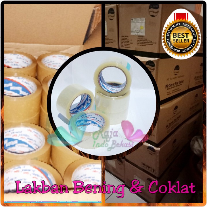 Lakban Coklat 90 Yard 45 Mm Lakban Besar St Morita Murah