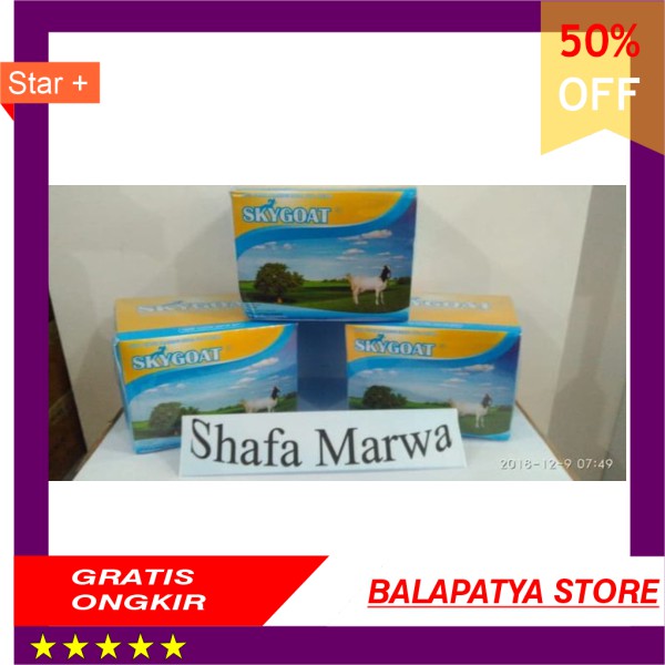 

HOT PROMO !!! Susu Kambing Etawa Sky Goat Vanilla Plus Propolis Isi 10 Sachet