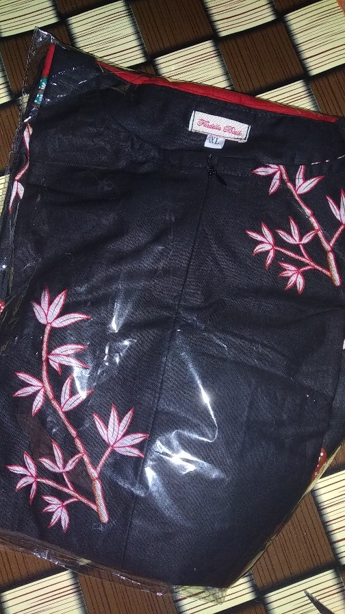 Gamis Batik Kipas Jumbo S M L Xl Xxl 3xl 4xl 5xl 6xl 7xl