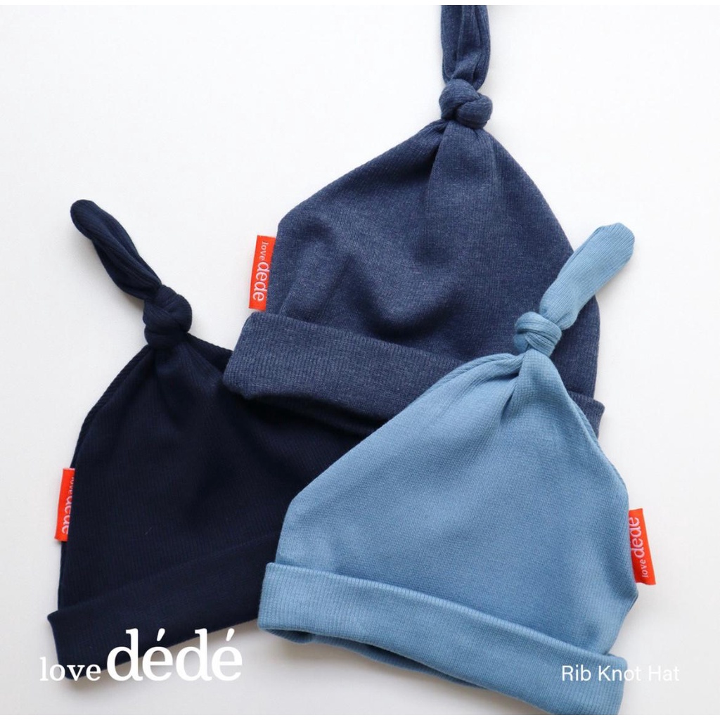 Rib Knot Hat - Topi Rib Tebal lembut kupluk bayi anak Lucu Terlaris Keren lovedede