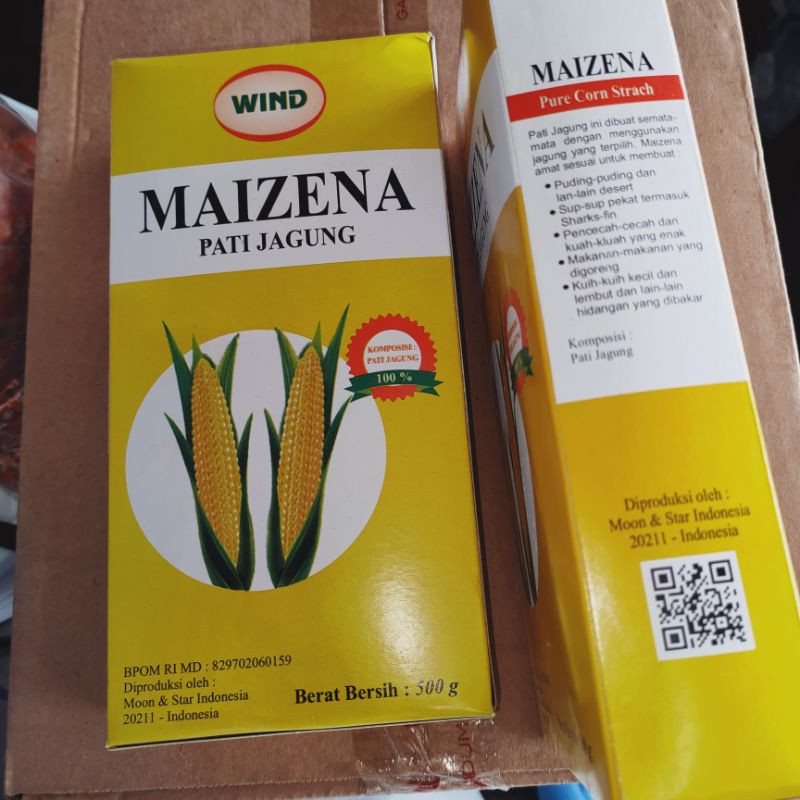 

MAIZENA TEPUNG JAGUNG WIND 500GRAM CORN STARCH