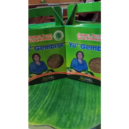 

Sambal pecel Yu Gembrot