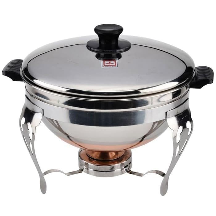 Saji Prasmanan - Maspion Deep Soup Bowl 28 Cm Panci Penghangat Prasmanan Set Bulat