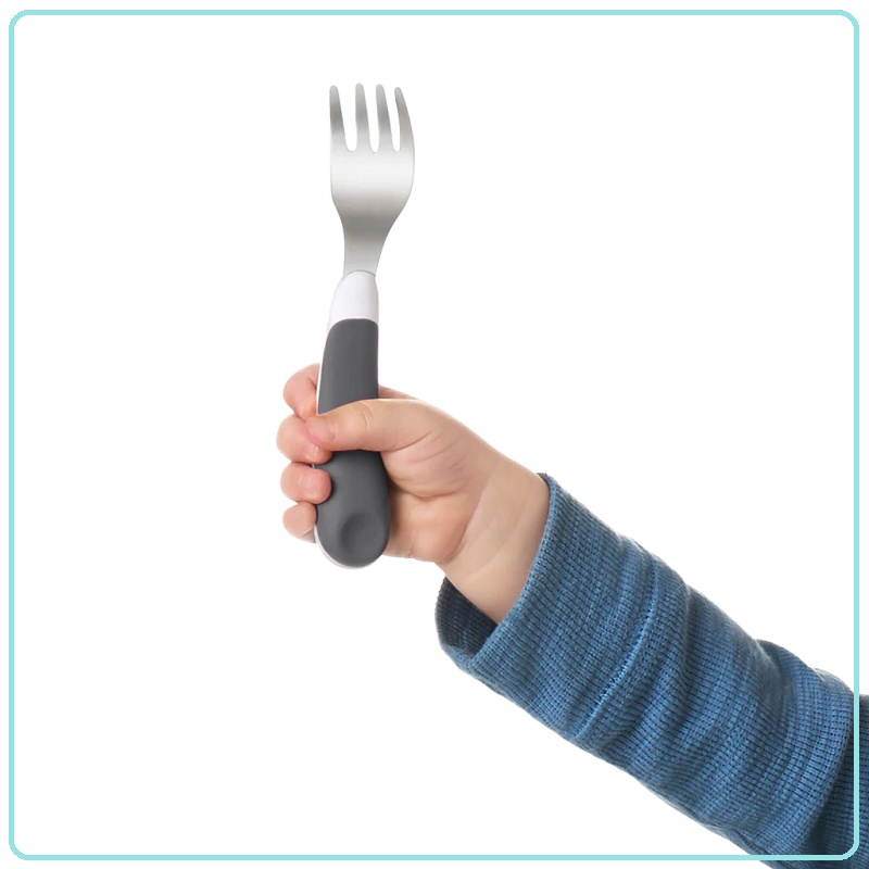 OXO Tot On-The-Go Fork &amp; Spoon Set | Sendok Makan Set