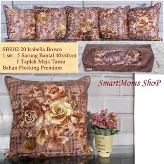 SARUNG BANTAL KURSI TAMU MEWAH SOFA SET SHABBY CHIC 