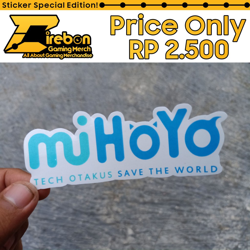 

Sticker Stiker Saenai Mihoyo Tech Otakus Save The World