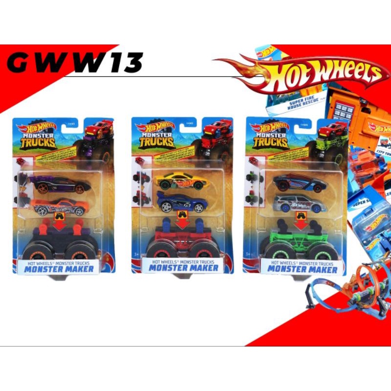 Diecast Miniatur Mobil Hot Wheels Monster Trucks Original Mattel Hotwheels Monster Truck Jurassic World Dominion