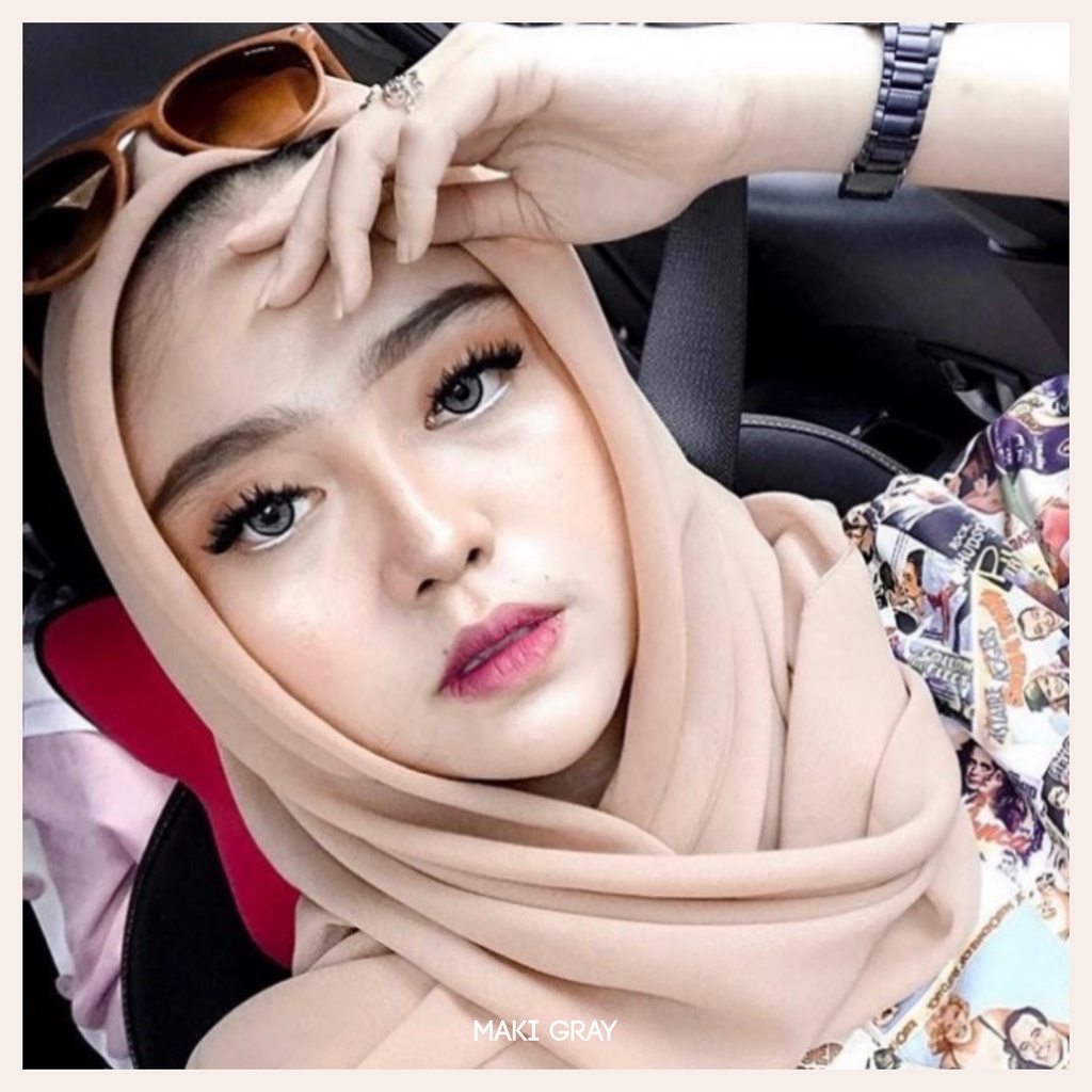 MIKHAYLOVESHOP Softlens Maki Gray (Grey) | Dreamcolor1