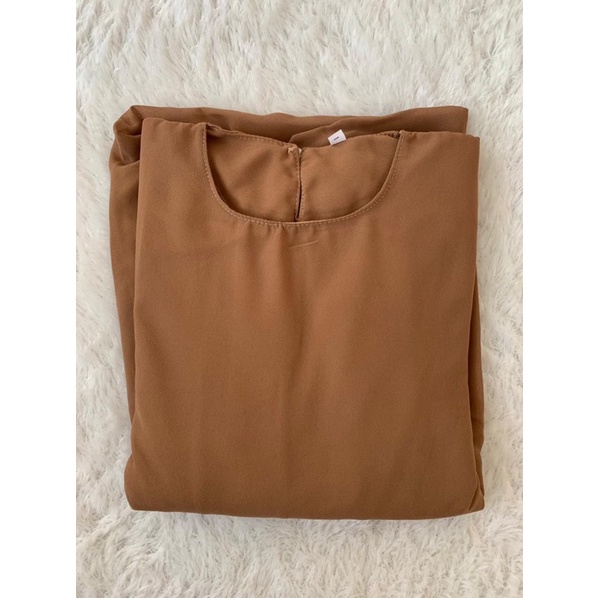 MALAYA DRESS GAMIS MALAYSIA BY NANADHIJAB-Creamy