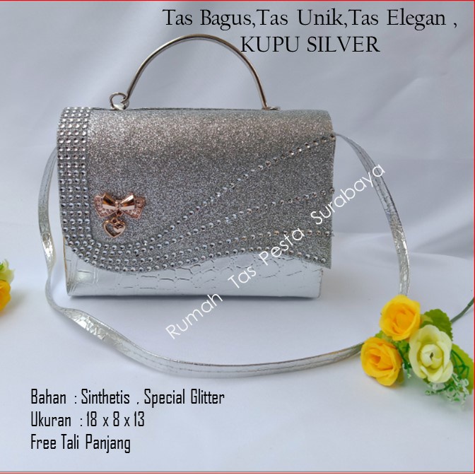 Tas Bagus,Tas Unik,Tas Elegan ,KUPU SILVER