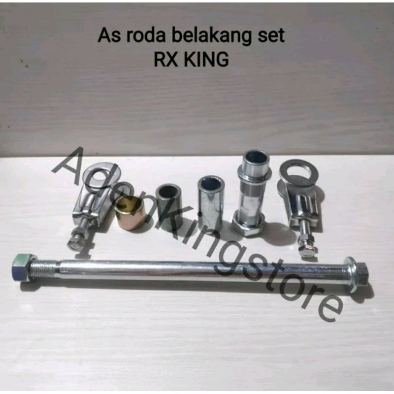 As roda tromol bos belakang komplit bosh boshing dan anting stelan rante untuk Yamaha RX KING