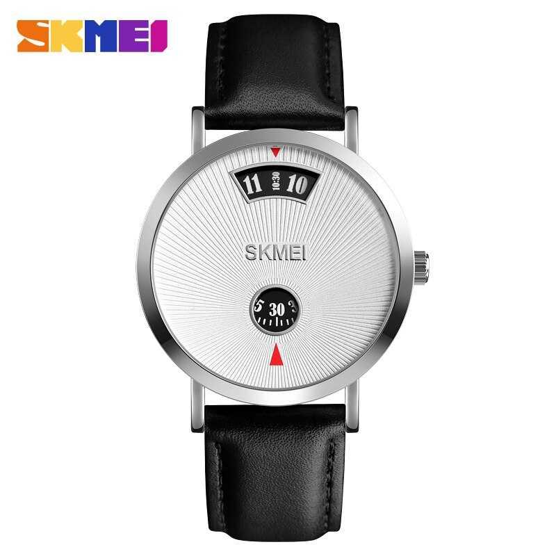 SKMEI Jam Tangan Analog Pria Strap Kulit - 1489