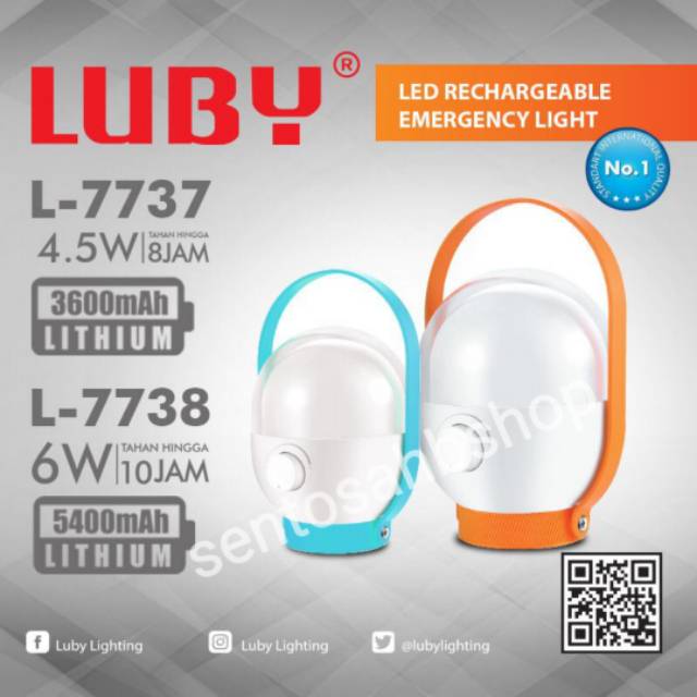 lampu emergency lampu darurat luby L 7738
