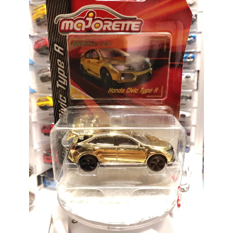 Majorette Honda Civic Type R Gold