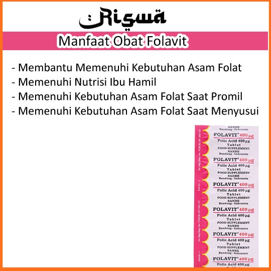 Asam Folat Untuk Program Hamil Folavit Promil 400 Mcg Untuk Progam Hamil dan Ibu Menyusui