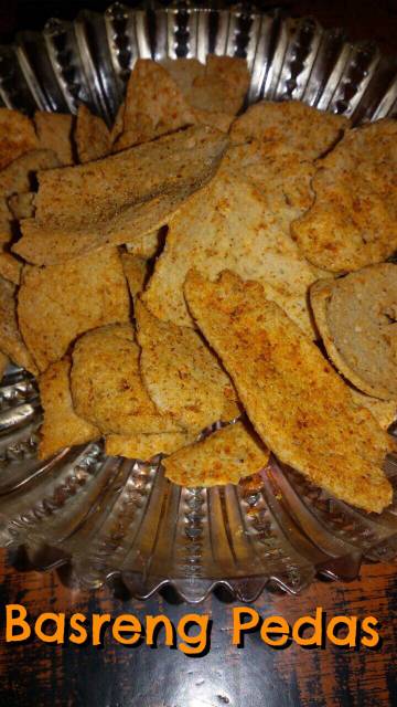 

Basreng pedas daun jeruk