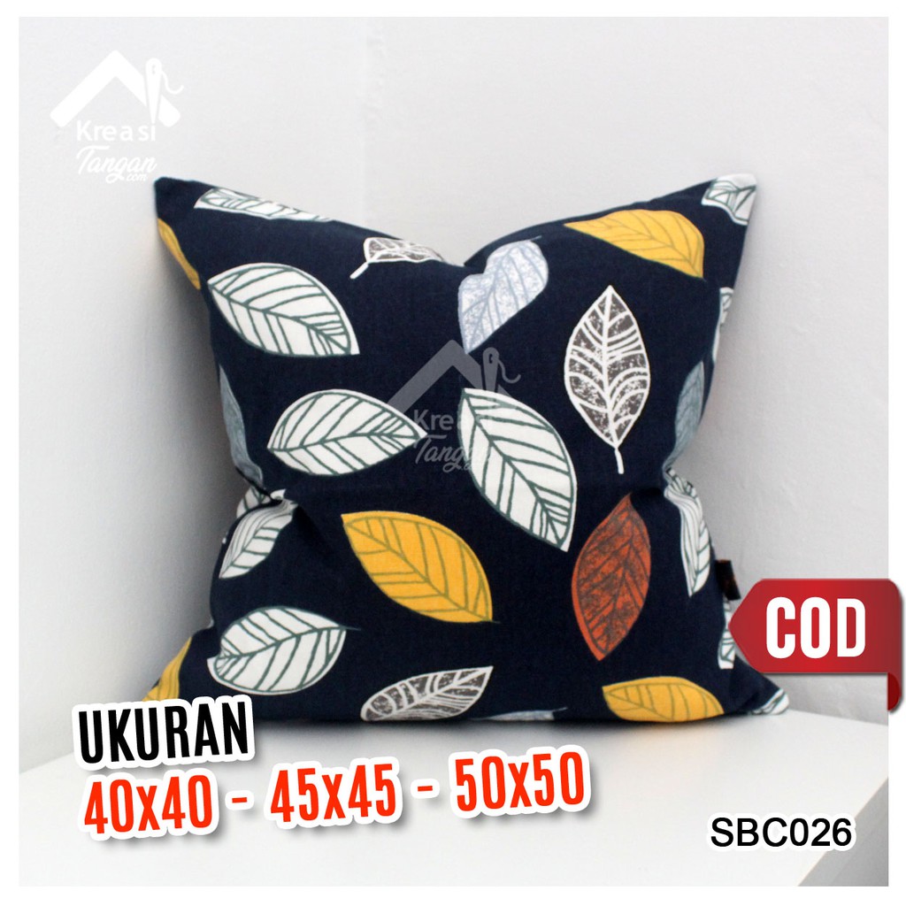 SARUNG BANTAL SOFA CANVAS 40x40, 45x45, 50x50 SBC026