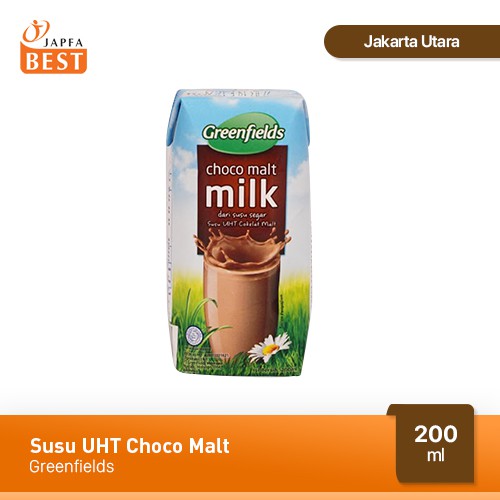 

Susu UHT Choco Malt Greenfields 200 ml