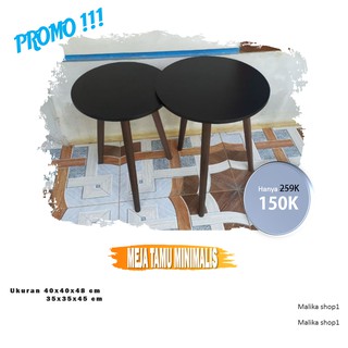 PROMO Dapat 2pcs Meja  Tamu  Minimalis  Coffee table Kopi 