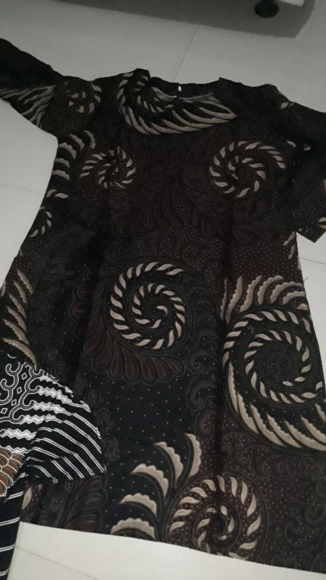 Terlaris Serut Genes Jelita Tunic Navbor Yelbor Whitbor Creambor Tunik Batik Modern Hrb030 Dolbi Dob