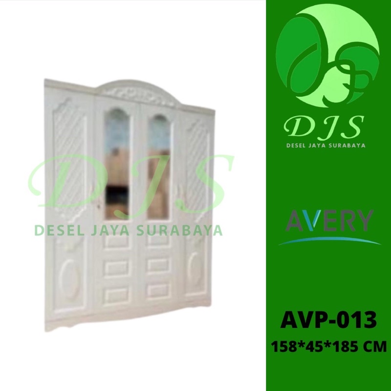 Lemari Baju Besi 4 Pintu AVP-013 - Lemari baju Clasik - Lemari baju 4 pintu - Lemari Baju Estetik -L