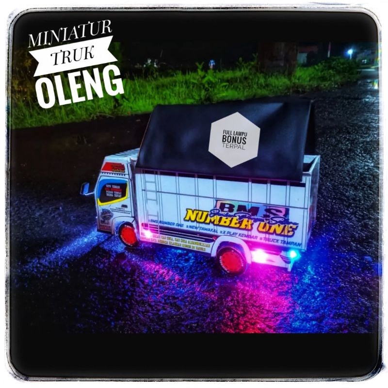  TRUK  OLENG  MINIATUR  TRUK  OLENG  MAINAN  ANAK Shopee Indonesia