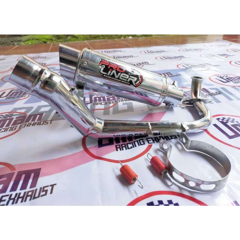 knalpot racing Pro Liner tipe: beat, Mio sporty, Mio j, Mio M3, Scoopy, vario