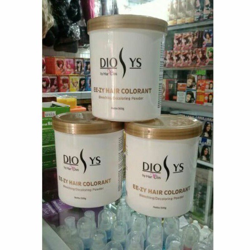 &lt;on&gt;[500 gr ] - diosys ee-zy bleaching powder pot -- bleaching rambut diosys ee-zy powder