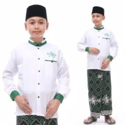 SETELAN KOKO NU ANAK REMAJA//SETELAN BAJU KOKO DAN SARUNG