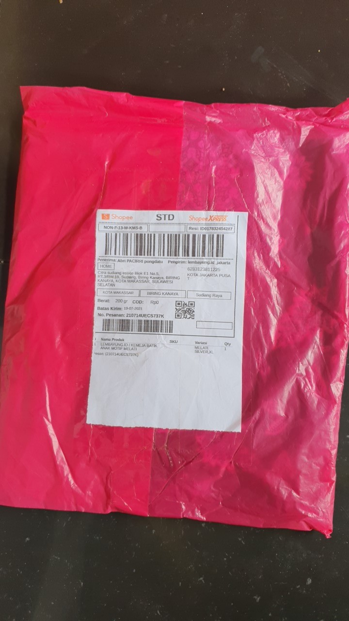 Lembayung.id / Kemeja Batik Anak Motif Melati