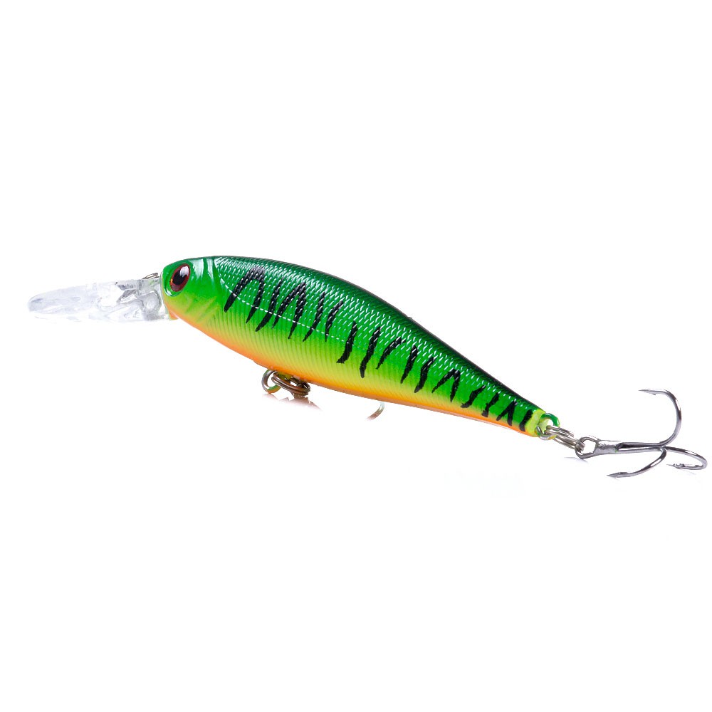 HENGJIA 10pcs 10.5cm/9.5g Umpan Minnow Pancing Swimbait Topwater Ikan Fishing Lure Memancing Bait