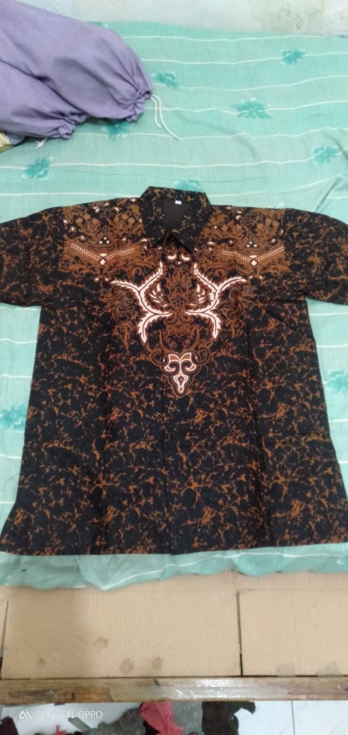 Andharu Kemeja Batik Pria Full Furing Bahan Katun Halus Sragenan