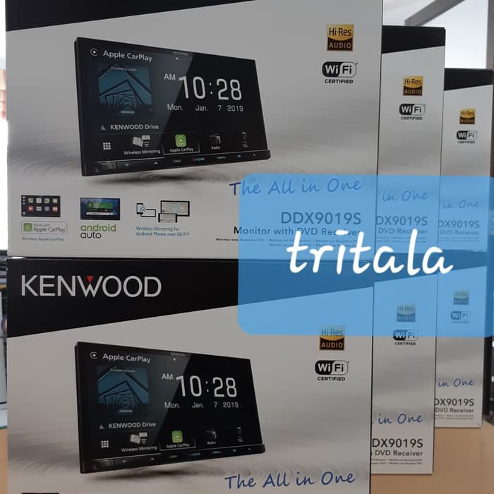 Kenwood DDX9019S double din DDX 9019 Hires wireless carplay mirroring