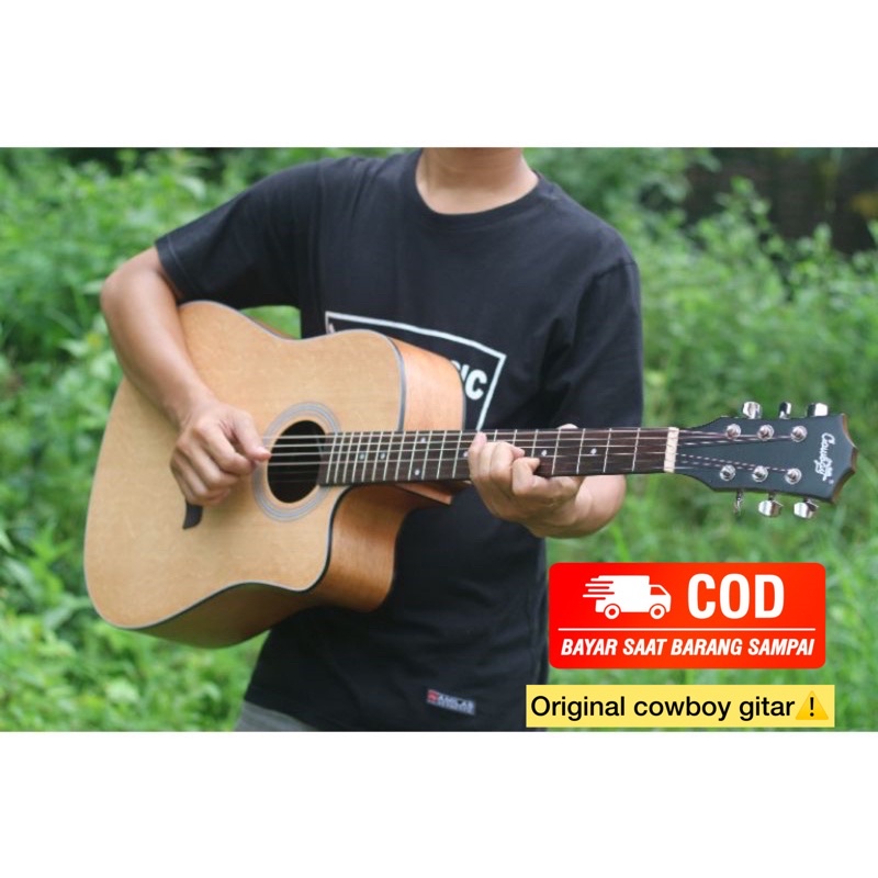 BISA COD gitar akustik cowboy gitar cowboy original