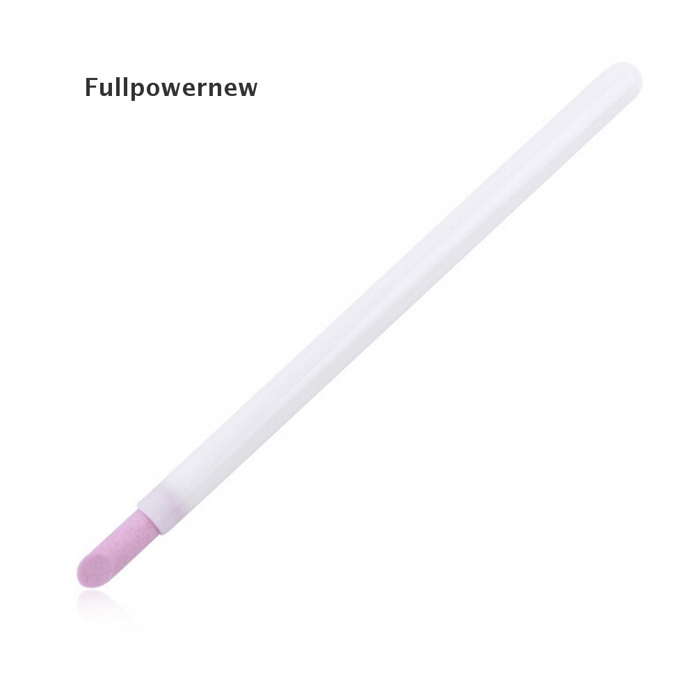 [FULL] nail pusher pens manicure alloy diamond body quartz head scrub stone cuticle