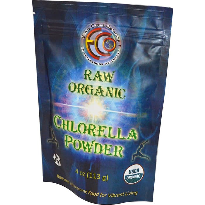 Earth Circle Organics Raw Organic Chlorella Powder 113 G - Detox