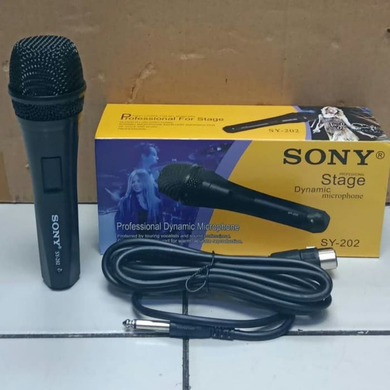 Microphone Sony SN 202 Mik/Mikrofon/Mic Kabel