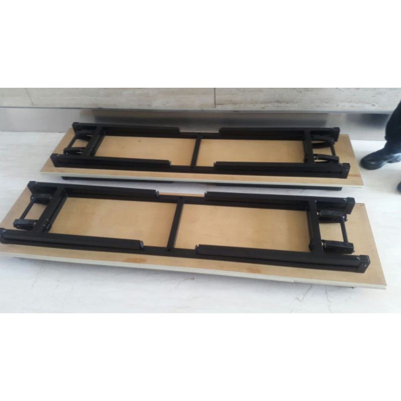 kaki meja lipat kaki lipat murah powder coating hitam lipat bisa custom ukuran