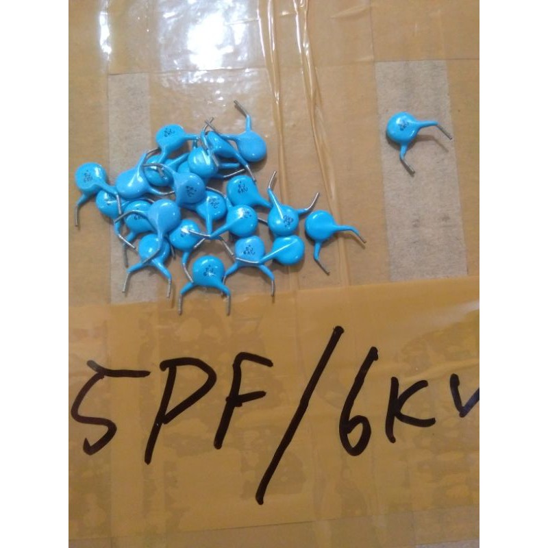 capasitor ceramik 5pf 6kv