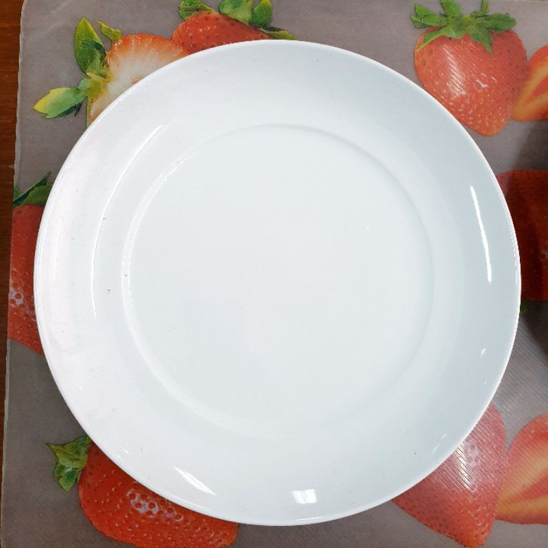 Piring Spaghetti / Piring Porcelain / Piring Keramik Putih / Piring Hotel-2