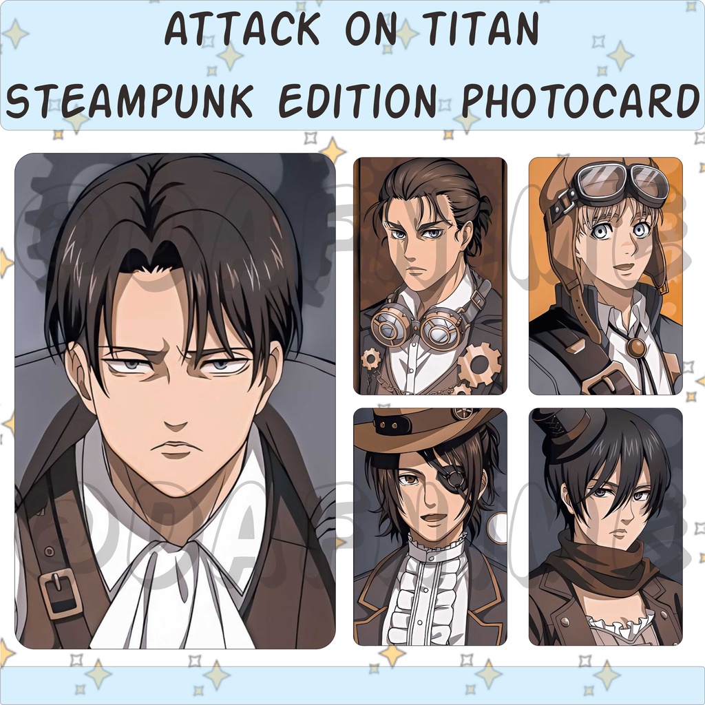 ATTACK ON TITAN STEAMPUNK EDITION PHOTOCARD ANIME