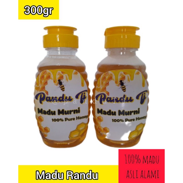 

[PROMO] MADU RANDU 300gr-100% MADU MURNI ASLI ALAMI-RANDU RAW HONEY-PANDUTJ