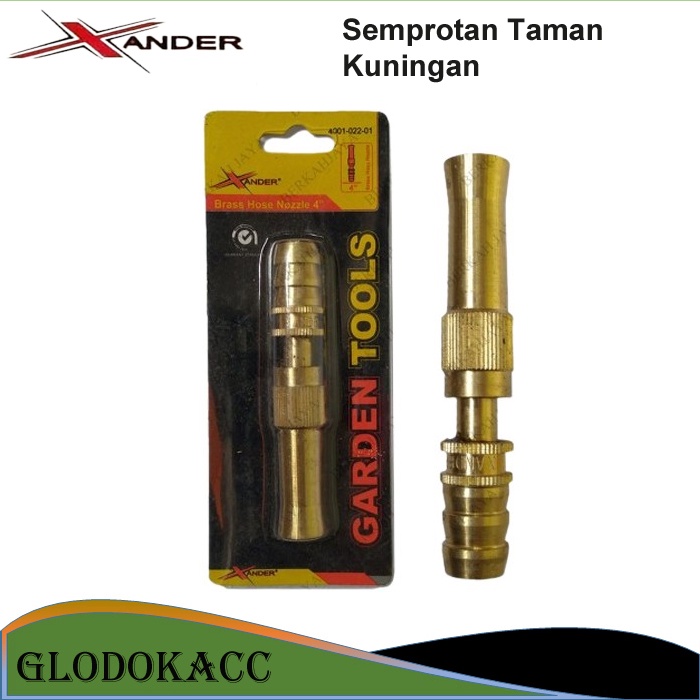 Semprotan Air Lurus Kuningan Taman Cuci Motor Mobil / Xander Spray Nozzle